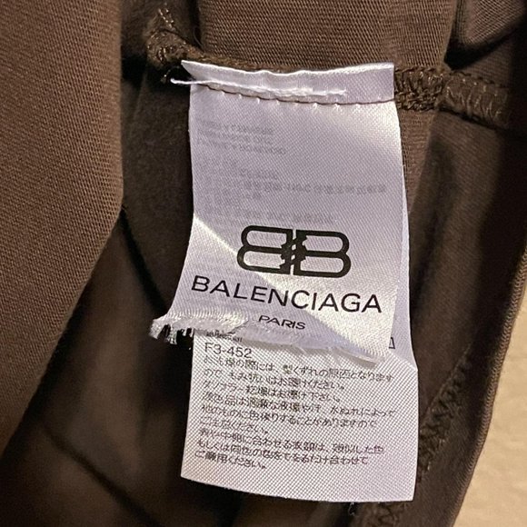 Balenciaga Mode Double B T-Shirt Sz XL - Picture 4 of 7